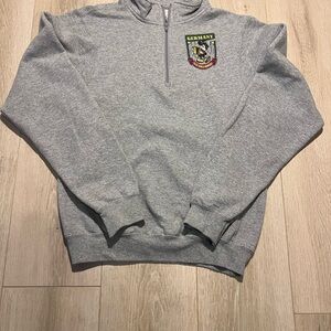 Disney Gray Zip-Up Men's Sweater
